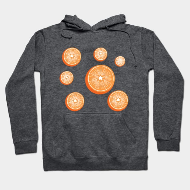 Constellation of Oranges by Cricky Hoodie by cricky